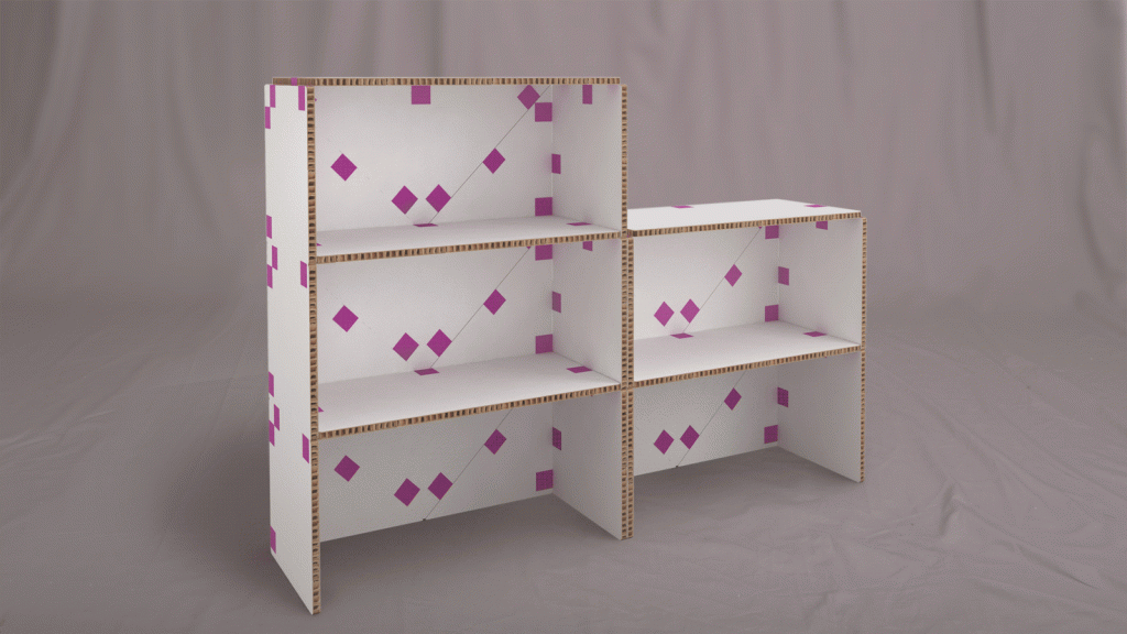 TapeFlips: Furniture of paper and tape